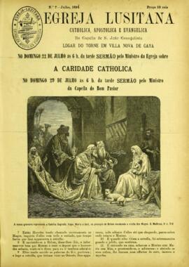 Egreja Lusitana Catholica, Apostólica e Evangélica (Na Capella de S. João Evangelista) nº 7